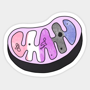 LGBTQ Mitochondria Powerhouse Sticker